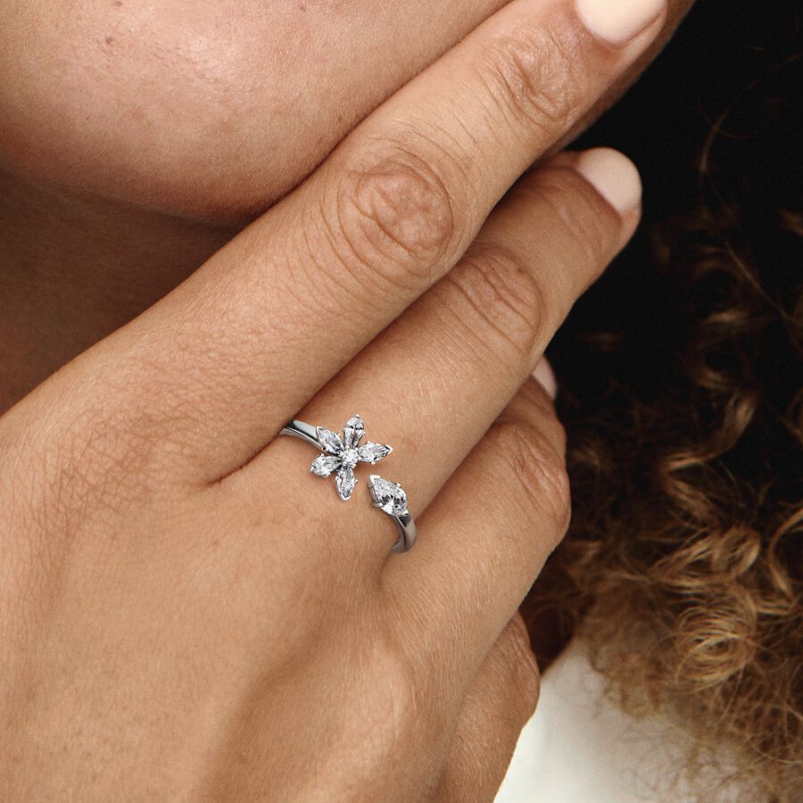 Anillo abierto Herbario Brillante