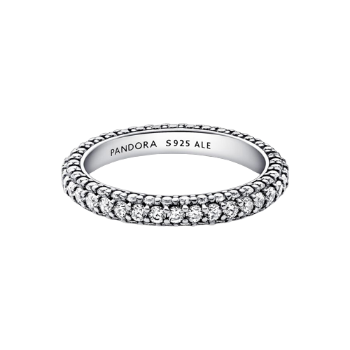 Anillo Fila en Pavé