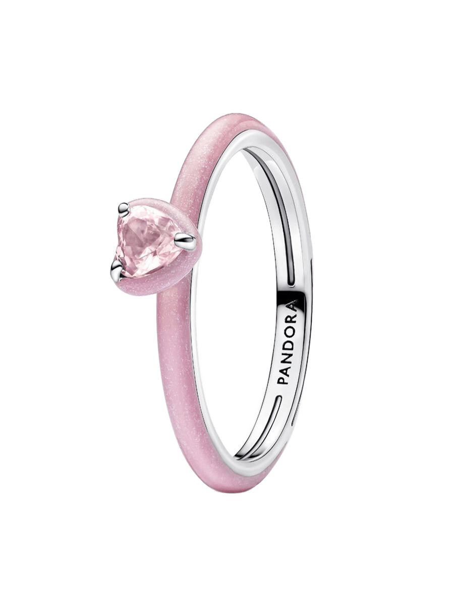 Anillo Corazón Chakra Rosa
