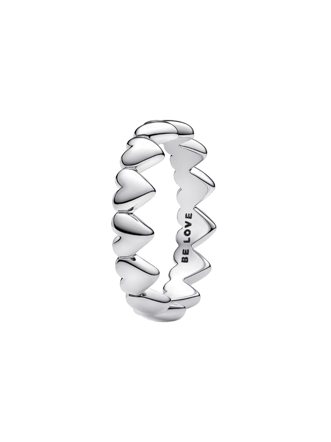 Anillo Fila de Corazones