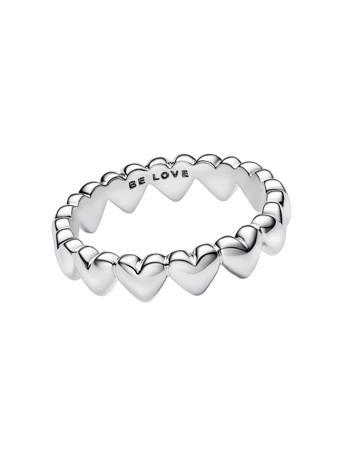 Anillo Fila de Corazones