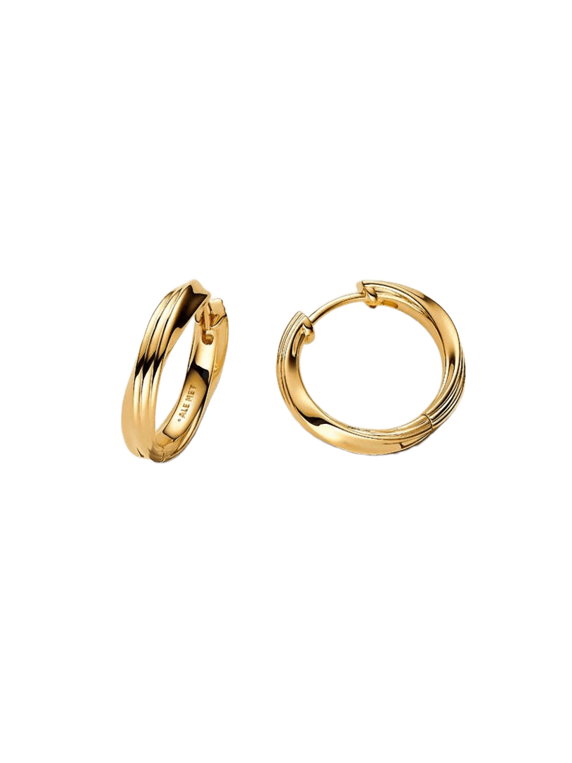 Pendientes de Aro Entrelazados