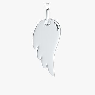 Colgante Etiqueta Ala de Ángel Grabable
