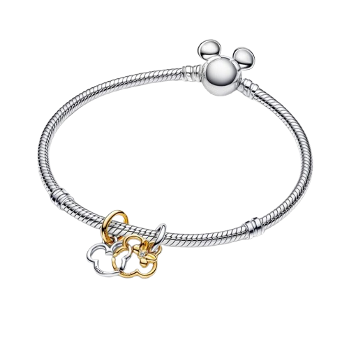 Charm Colgante Divisible Mickey Mouse & Minnie Mouse de Disney