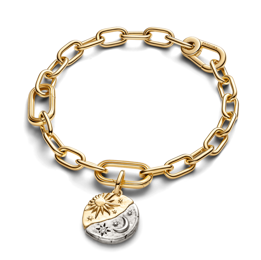 Charm Medallón Sol y Luna