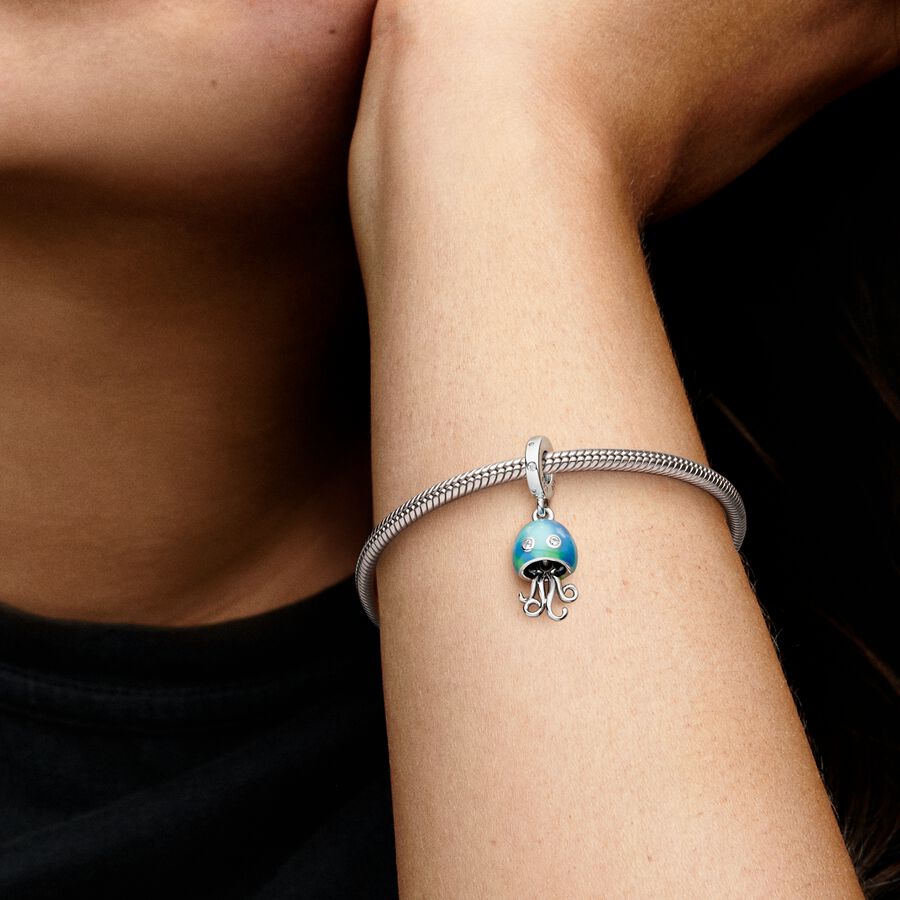 Joya Pandora Charm Colgante Medusa que Cambia de Color - Imagen 3
