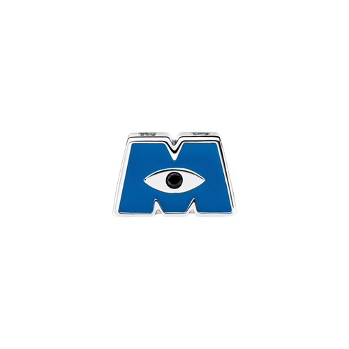Charm Logotipo M de Monsters, Inc. de Disney Pixar