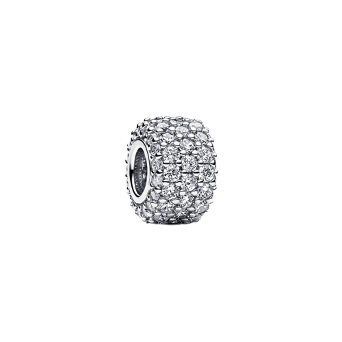 Charm Triple Fila Brillante en Pavé
