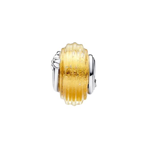Charm de Cristal de Murano Acanalado Estrella Fugaz