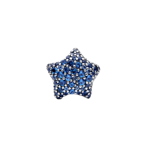 Charm Estrella Llamativa Brillante en Pavé