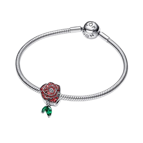 Charm Rosa Floreciendo Brillante