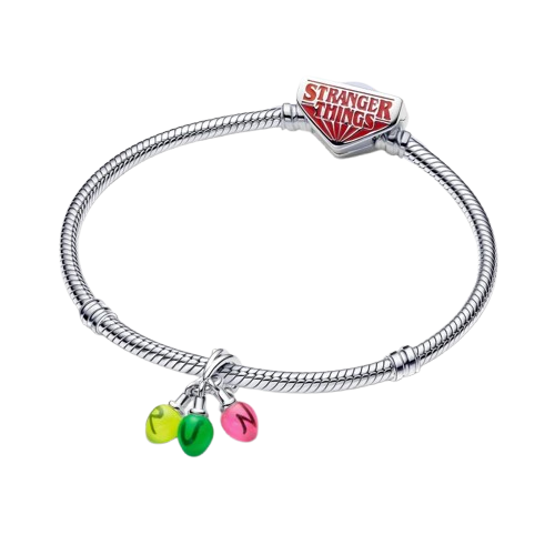 Charm Colgante Corre que brilla en la oscuridad de Stranger Things