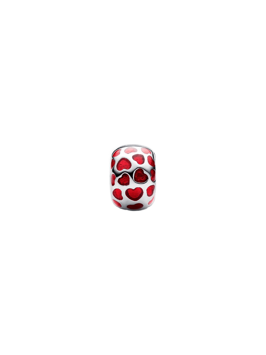 Charm de Clip Redondo Corazones