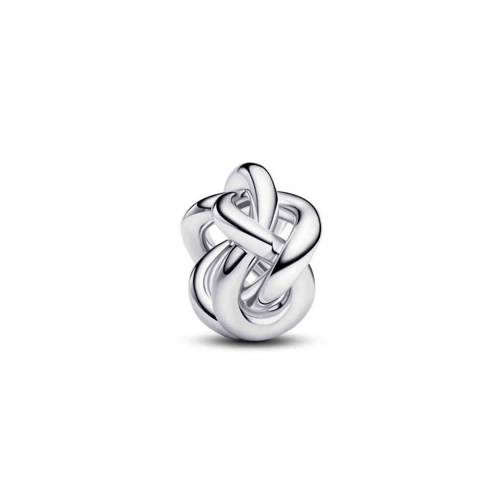 Charm Nudo Infinito Plateado