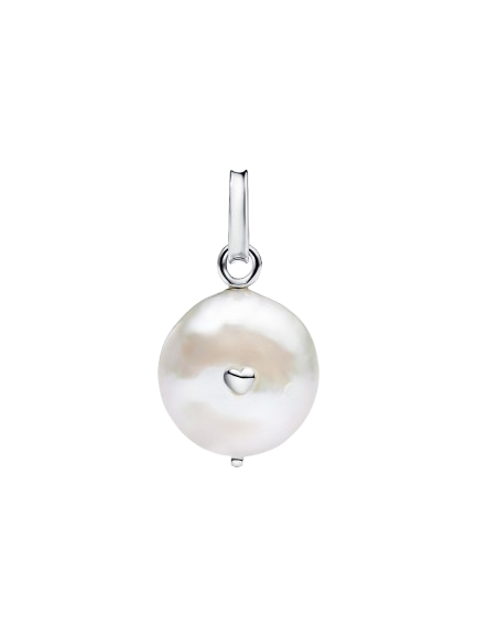Charm Colgante Mamá y Perla Barroca Cultivada De Agua Dulce Tratada