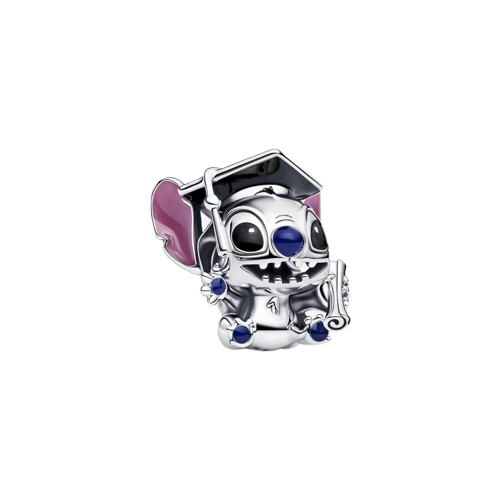 Charm de graduación de Disney Stitch
