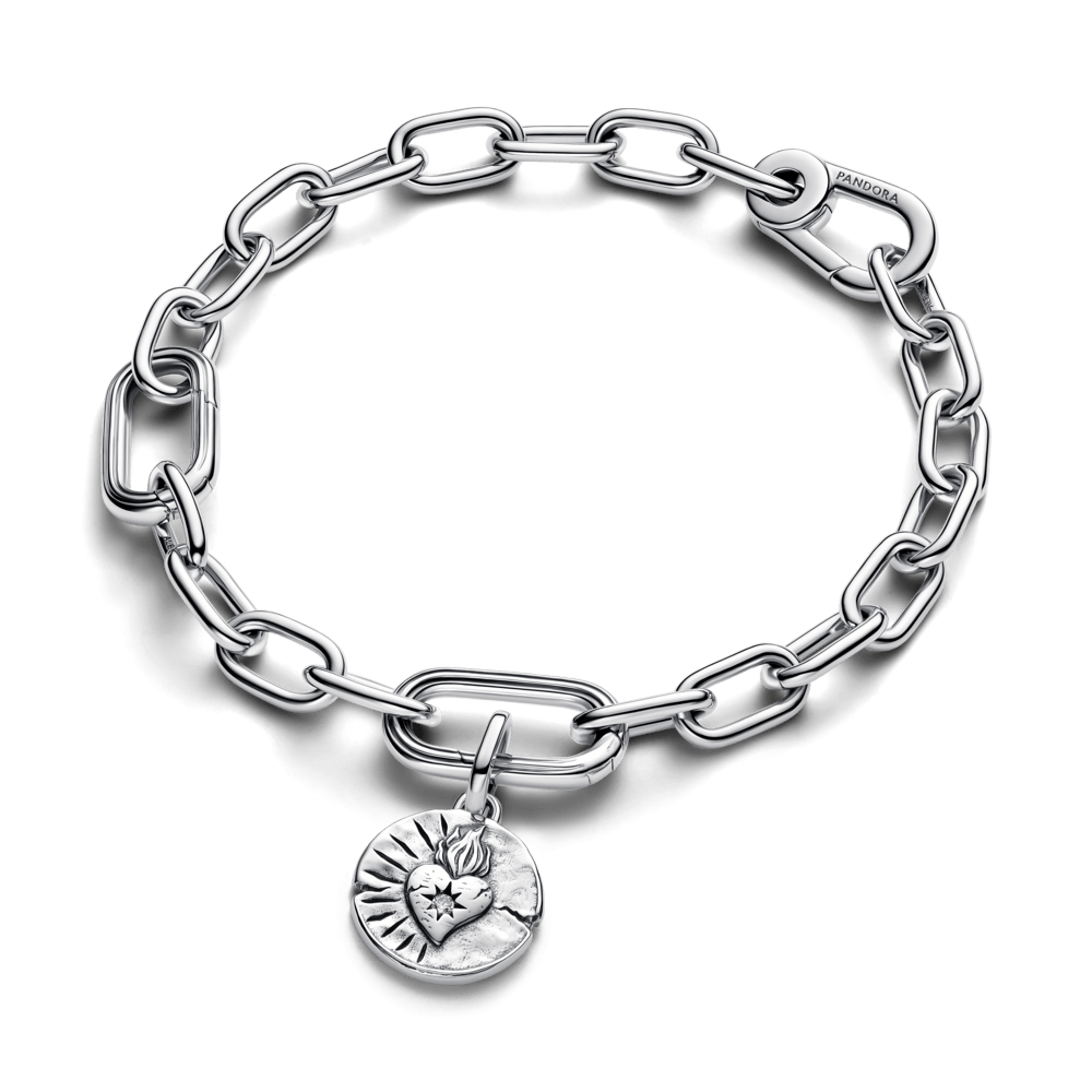 Charm Medallón con Corazón