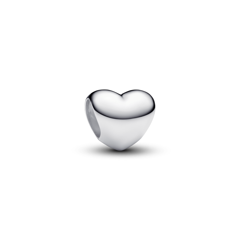 Mini Charm Corazón Plateado