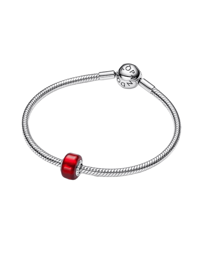 Charm Cristal de Murano Rojo