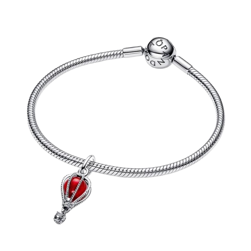 Charm Colgante Globo Aerostático de Cristal de Murano