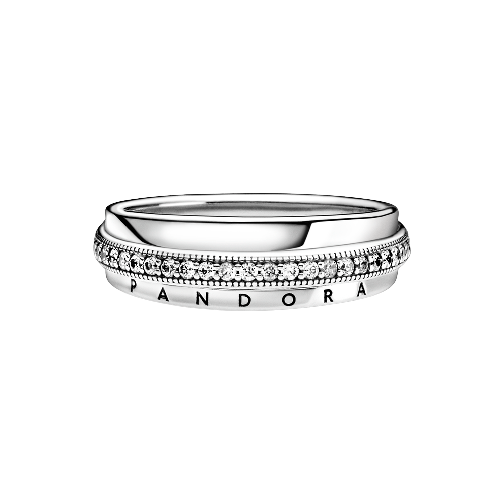 Anillo Triple Alianza en Pavé