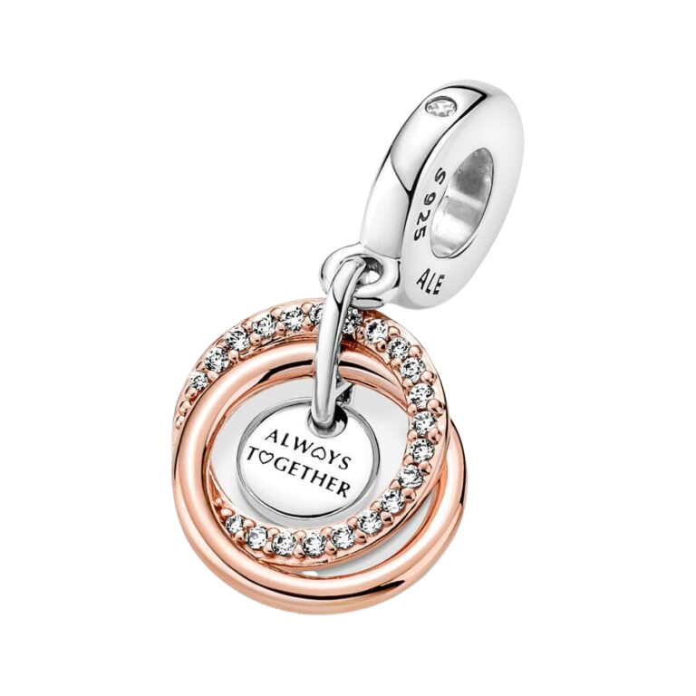 Charm Colgante Círculo Familiar Siempre