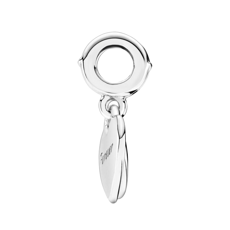 Charm Colgante Doble Corazón Dividido