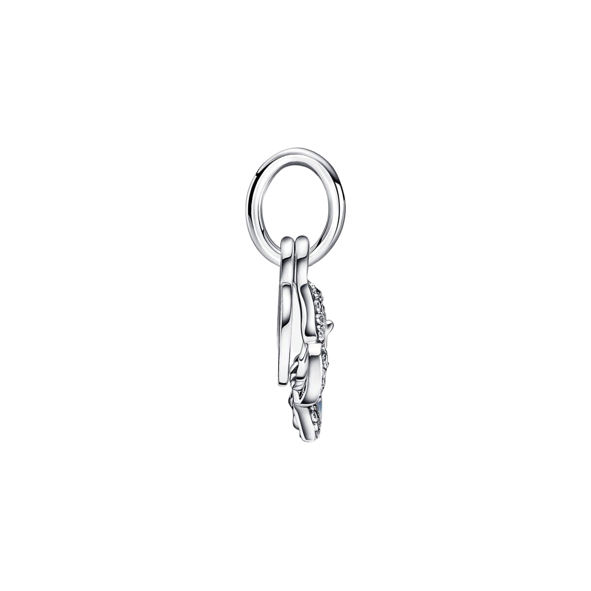 Charm Pandora Charm Colgante Doble Mariposa Azul y Cita - Vista detalle