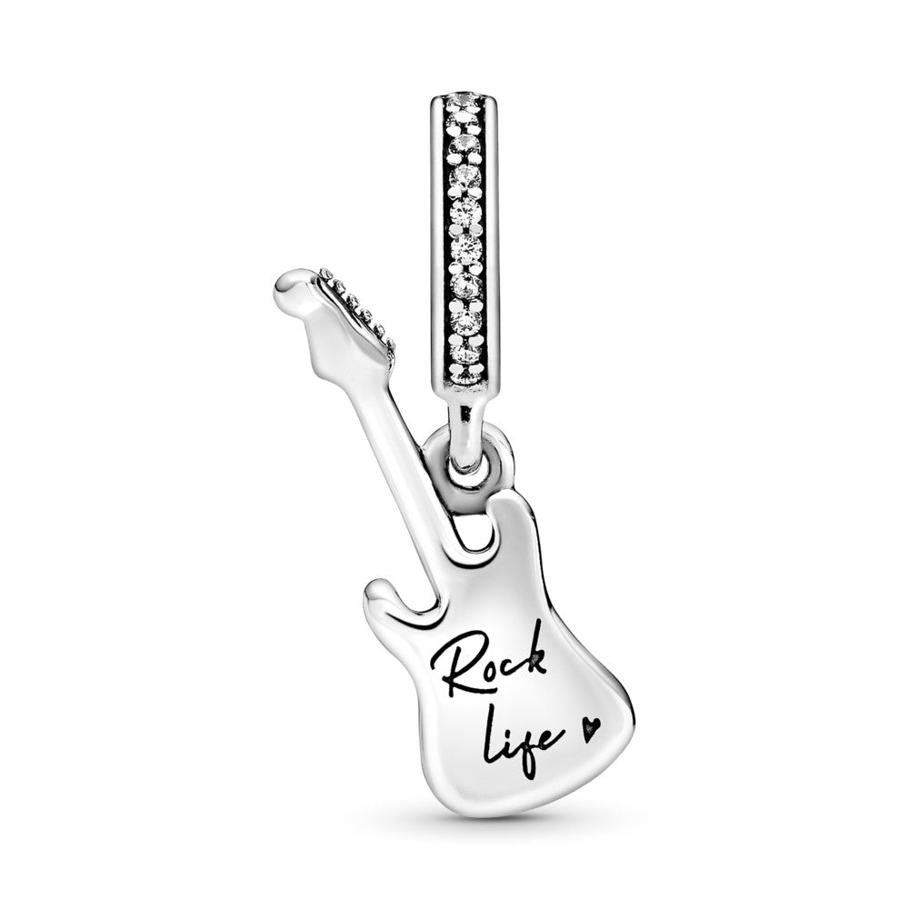 Joya Pandora Charm Colgante Guitarra Eléctrica - Vista detalle