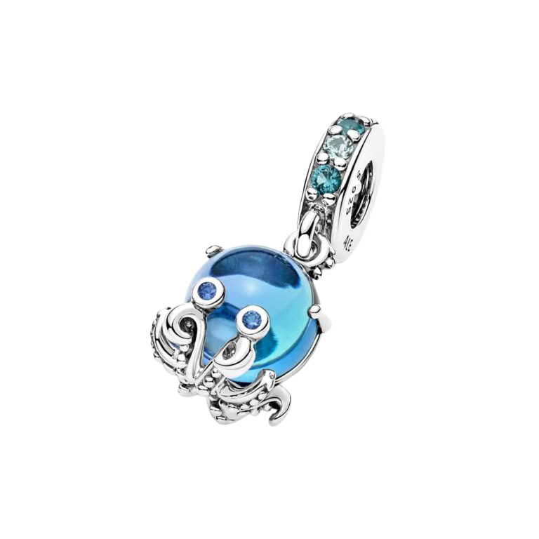 Charm Colgante Pulpo Cristal de Murano