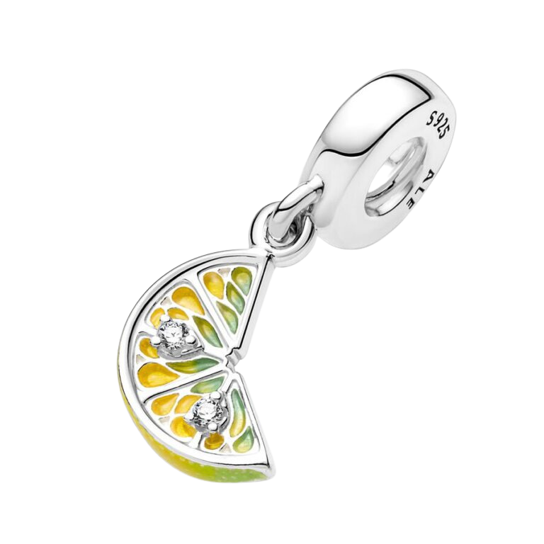 Joya Pandora Charm Colgante Rodaja de Limón - Imagen 3