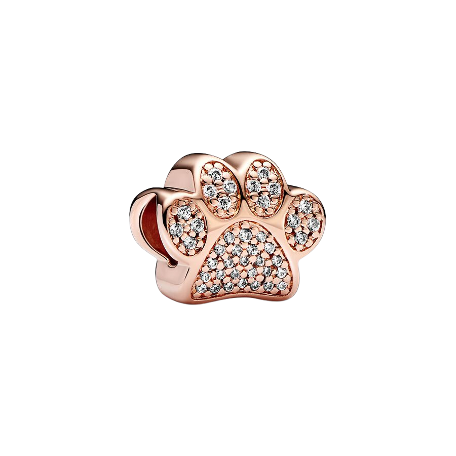 Charm Huella Brillante Rose