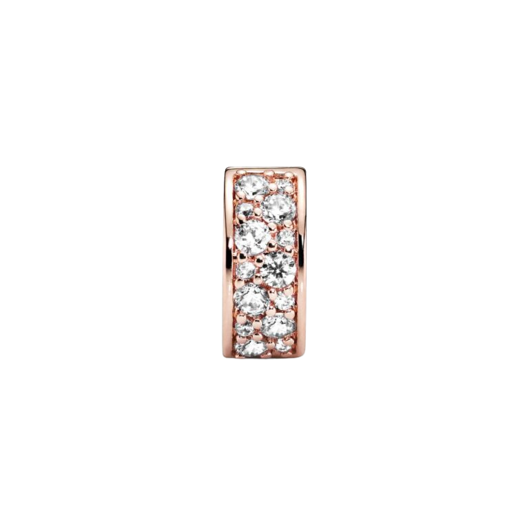 Charm de clip Pavé Transparente