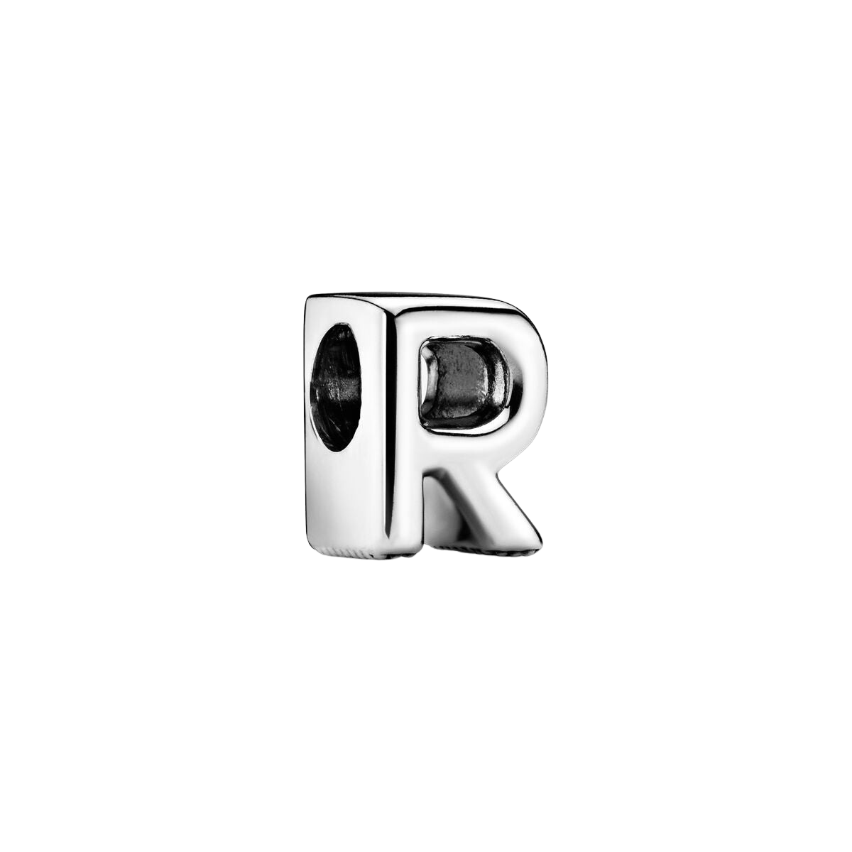 Charm en plata de ley Letra R