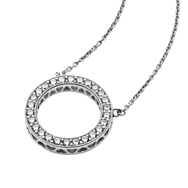 Collar Pandora Colgante Corazones PANDORA - Imagen 3