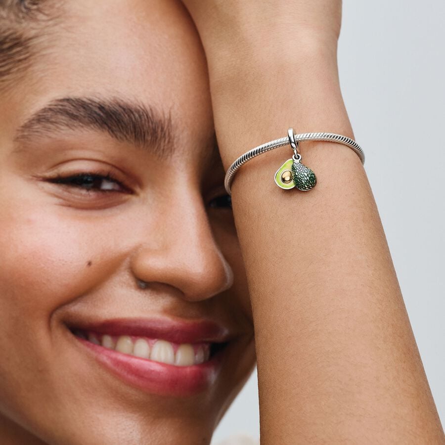 Charm Colgante Doble Aguacate