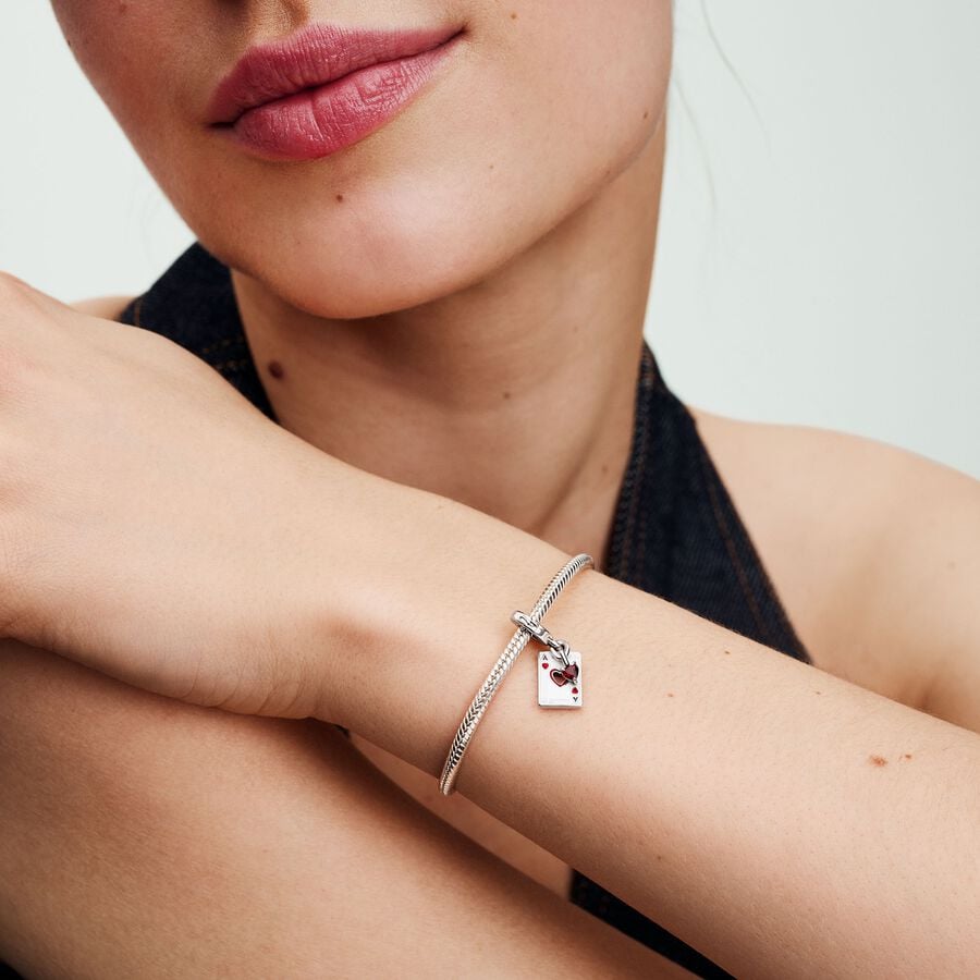 Charm Colgante Doble Reina de Corazones Villanos de Disney