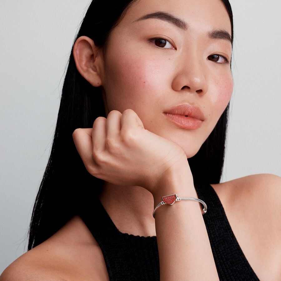 Pulsera Pandora Moments Cadena de Serpiente con Cierre de Stranger Things