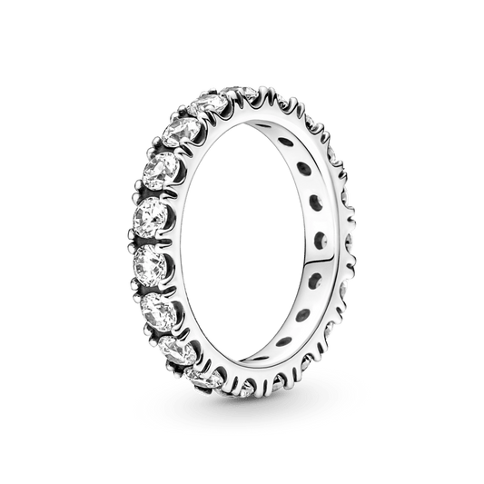Anillo En Plata De Ley Eternity Brillante