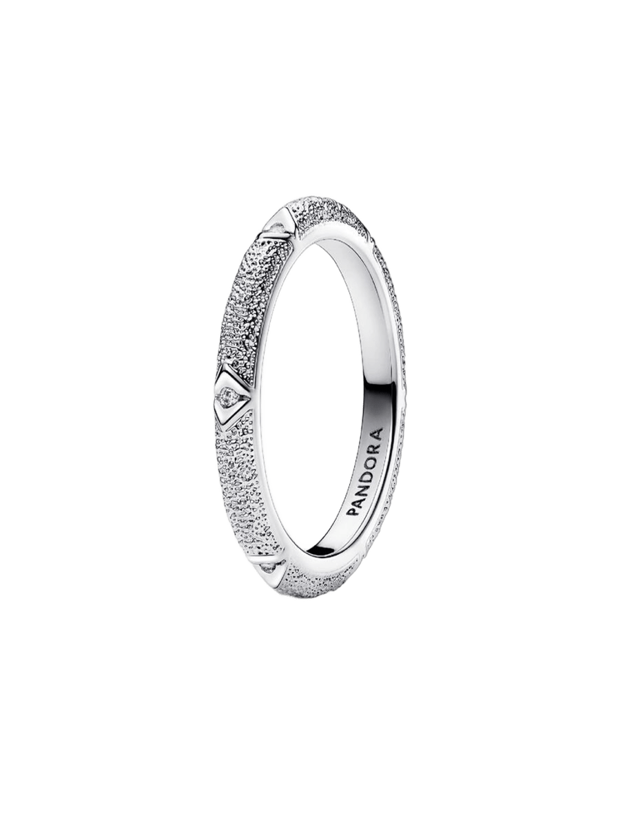 Anillo Textura y Gemas