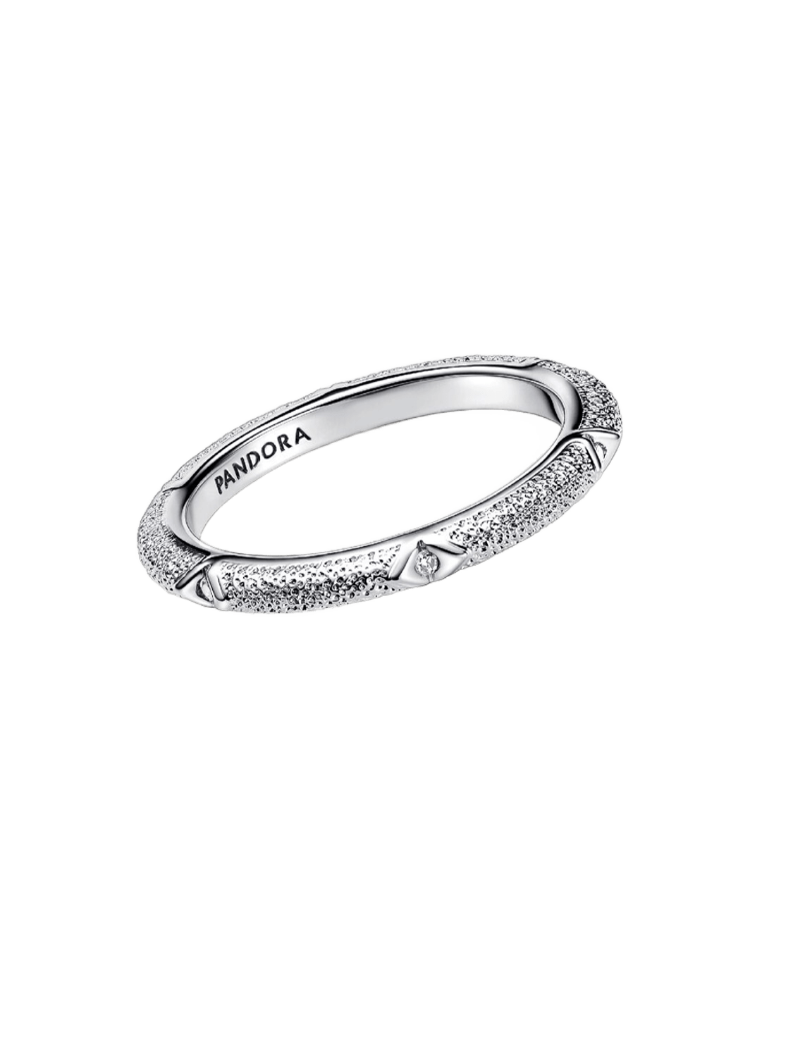 Anillo Textura y Gemas