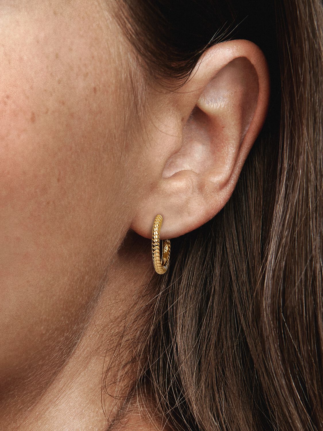 Pendientes de Aro Pandora Moments para Charm Pequeños