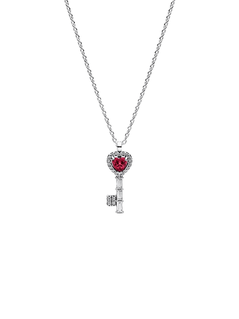 Collar Llave Corazón Elevado