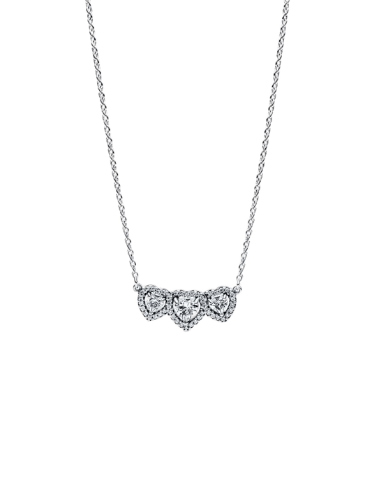Collares Triple Halo Corazón