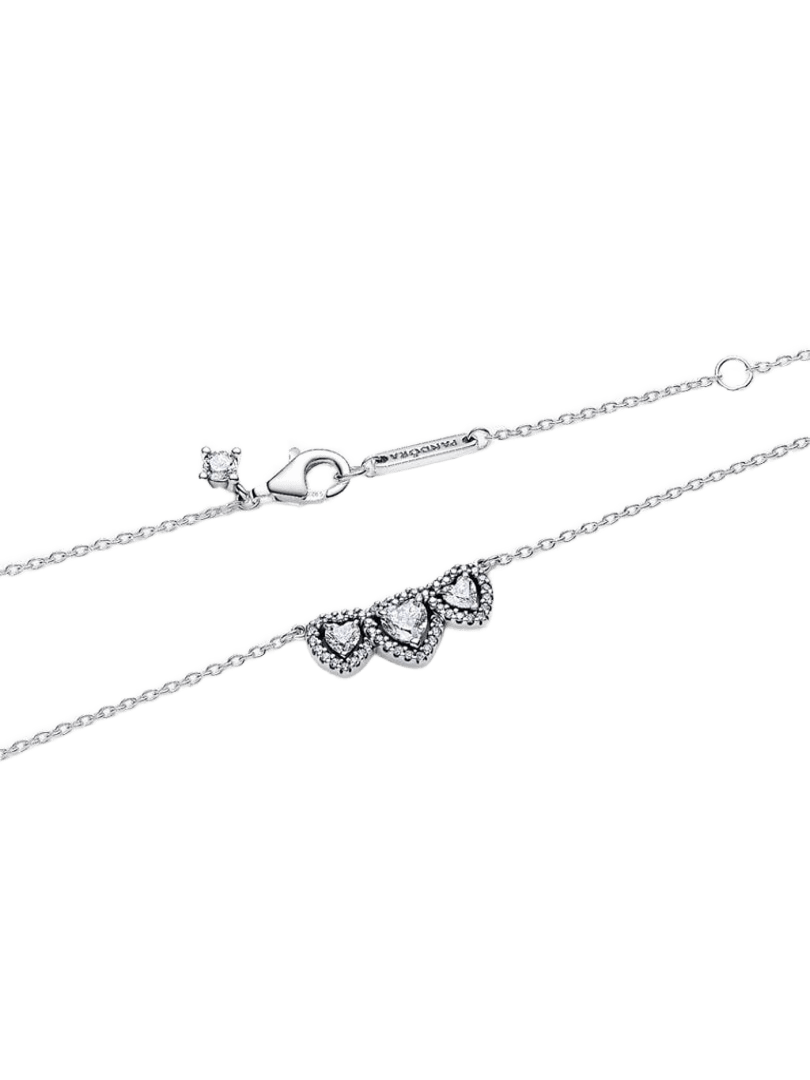 Collares Triple Halo Corazón