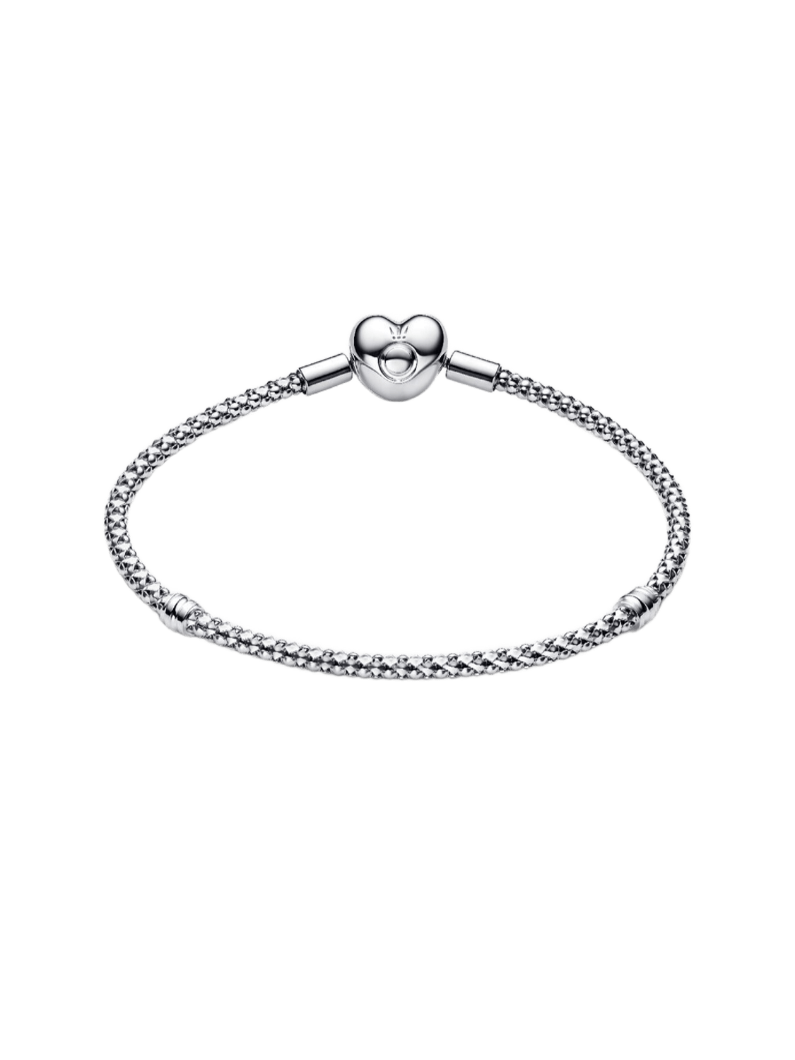 Pulsera de Cadena de Tachuelas con Cierre de Corazón