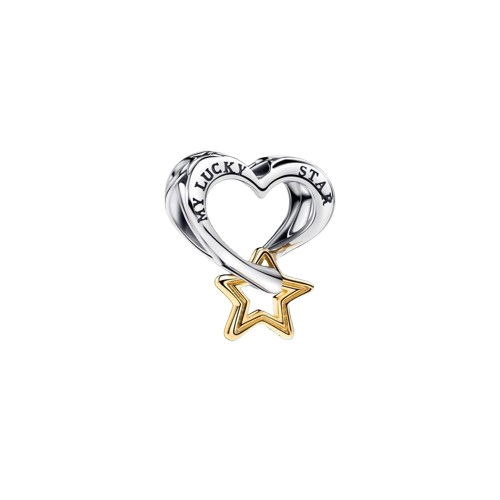 Charm Estrella y Corazón de la Suerte