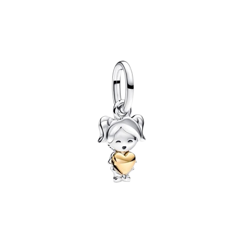 Charm Colgante Chica Feliz
