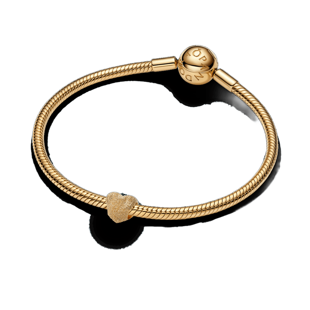 Mini Charm Corazón con Textura