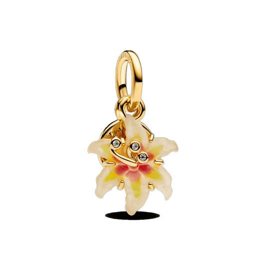 Charm Flor De Gota De Sol Enredada Que Brilla En La Oscuridad De Disney